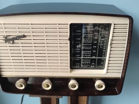 Vintage 1950’s Ferguson radio, converted to Bluetooth Speaker